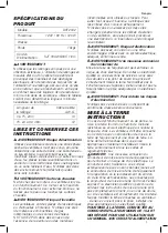 Предварительный просмотр 11 страницы DeWalt DXF2042 Instruction Manual