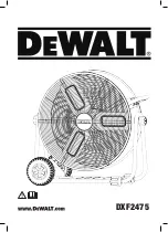 Preview for 1 page of DeWalt DXF2475 Manual