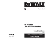 Preview for 1 page of DeWalt DXFRS265 Owner'S Manual