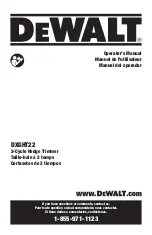 DeWalt DXGHT22 Operator'S Manual preview