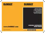 Preview for 1 page of DeWalt DXGN3000E Operator'S Manual