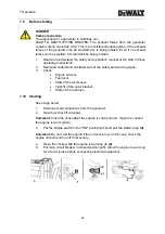 Preview for 27 page of DeWalt DXGN3000E Operator'S Manual