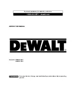 Preview for 1 page of DeWalt DXGNR 5700 Instruction Manual