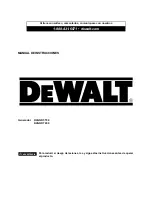 Preview for 25 page of DeWalt DXGNR 5700 Instruction Manual