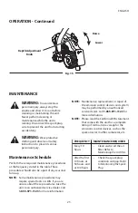 Предварительный просмотр 23 страницы DeWalt DXGSE Operator'S Manual