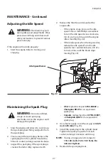 Предварительный просмотр 27 страницы DeWalt DXGSE Operator'S Manual