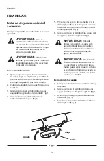 Предварительный просмотр 76 страницы DeWalt DXGSE Operator'S Manual