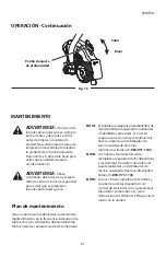 Предварительный просмотр 87 страницы DeWalt DXGSE Operator'S Manual