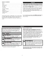 Preview for 2 page of DeWalt DXGST227BC Operator'S Manual