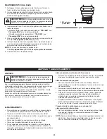 Preview for 52 page of DeWalt DXGST227BC Operator'S Manual