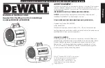 Preview for 23 page of DeWalt DXH1000 Instruction Manual