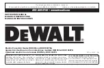 Предварительный просмотр 13 страницы DeWalt DXH1000TS Instruction Manual