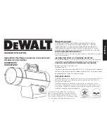 Предварительный просмотр 21 страницы DeWalt DXH125FAVHC Instruction Manual