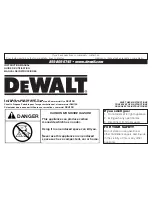 DeWalt DXH12B Instruction Manual preview