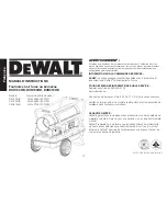 Preview for 24 page of DeWalt DXH135HD Instruction Manual