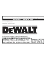 Preview for 25 page of DeWalt DXH135HD Instruction Manual