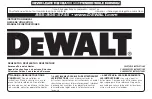 DeWalt DXH140KTHC Instruction Manual preview