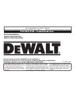 Предварительный просмотр 13 страницы DeWalt DXH2000TS Instruction Manual