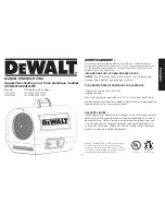 Предварительный просмотр 23 страницы DeWalt DXH2000TS Instruction Manual