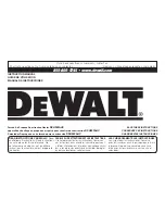 Preview for 1 page of DeWalt DXH35FAHC Instruction Manual