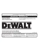 Предварительный просмотр 1 страницы DeWalt DXH40FA Instruction Manual