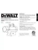 Предварительный просмотр 28 страницы DeWalt DXH40FA Instruction Manual