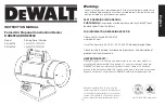 Preview for 13 page of DeWalt DXH65FAV Instruction Manual