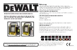 Preview for 8 page of DeWalt DXH8BX Operating Instructions And Owner'S Manual