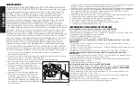 Preview for 38 page of DeWalt DXH8BX Operating Instructions And Owner'S Manual