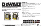 Preview for 80 page of DeWalt DXH8BX Operating Instructions And Owner'S Manual