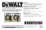 Preview for 88 page of DeWalt DXH8BX Operating Instructions And Owner'S Manual