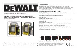 Preview for 104 page of DeWalt DXH8BX Operating Instructions And Owner'S Manual