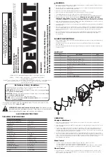 Preview for 1 page of DeWalt DXMF21011 Instruction Manual