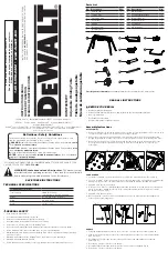 DeWalt DXMF4618WT Instruction Manual preview