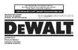 DeWalt DXPW series Instruction Manual preview