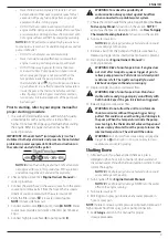 Preview for 11 page of DeWalt DXPW3200V Manual