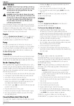 Preview for 12 page of DeWalt DXPW3200V Manual