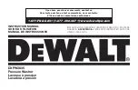 DeWalt DXPW3835 Instruction Manual preview