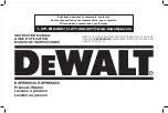 Preview for 1 page of DeWalt DXPWH3040 Instruction Manual