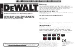 Предварительный просмотр 8 страницы DeWalt DXRH008E Instruction Manual