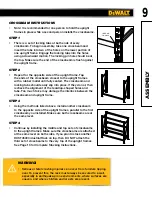 Preview for 9 page of DeWalt DXST4500 Instruction Manual