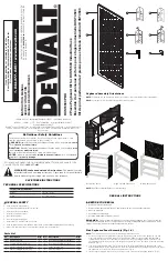 Preview for 1 page of DeWalt DXST4500PBK Nstruction Manual