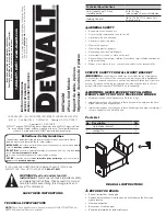 DeWalt DXSTA2CM Instruction Manual preview