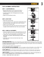 Preview for 3 page of DeWalt DXSTAH025 Assembly Instructions Manual