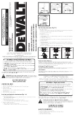 Preview for 1 page of DeWalt DXSTAH025 Instruction Manual