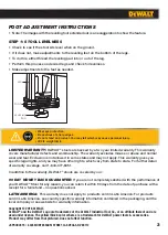 Preview for 3 page of DeWalt DXSTFH030 Assembly Instructions Manual