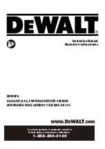 Preview for 1 page of DeWalt DXV09PA Instruction Manual