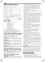 Preview for 5 page of DeWalt DXV15T Original Instructions Manual