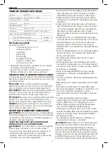 Preview for 10 page of DeWalt DXV15T Original Instructions Manual