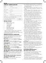 Preview for 15 page of DeWalt DXV15T Original Instructions Manual